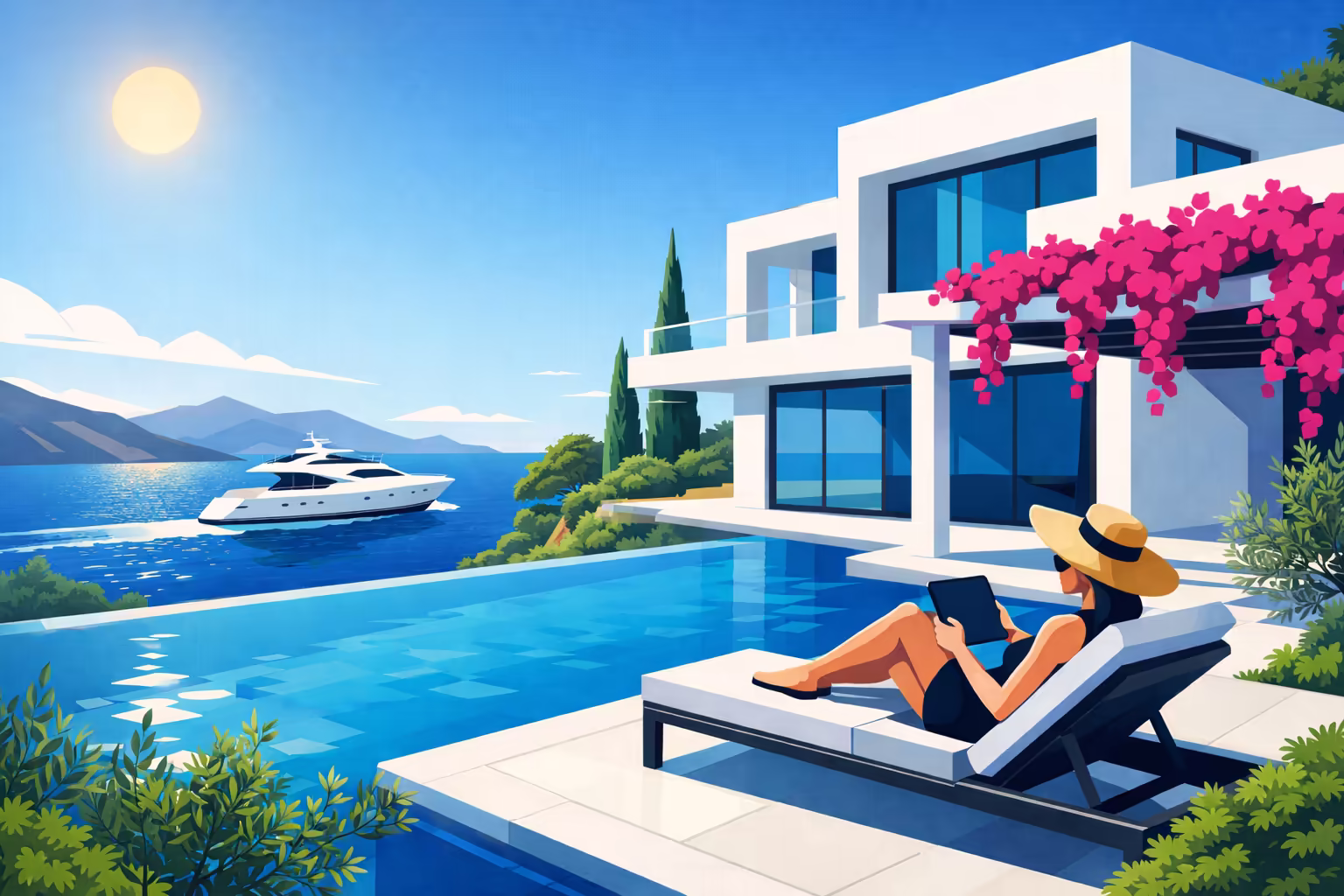 İstanbul Boğazı’nda gün batımı